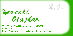marcell olajkar business card